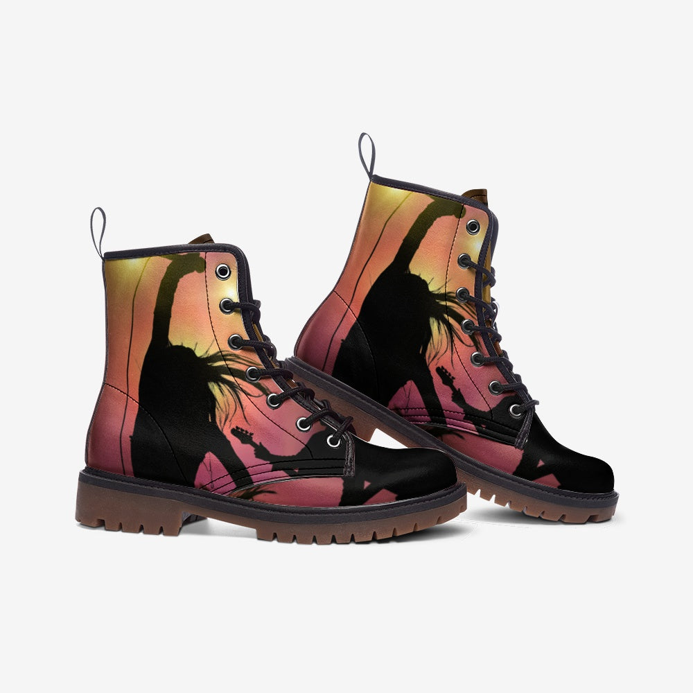Casual Leather Lightweight boots Singer Female - Givtz Back