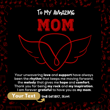 Alluring Beauty Necklace | My Rock and Inspiration | Guitarist to Mom gift