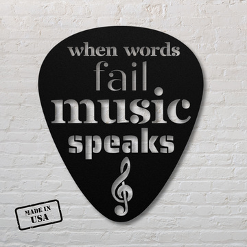 When Words Fail Music Speaks | Music Clef