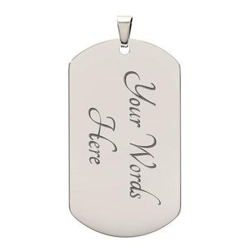 Dog Tag Necklace | Always Believe You Are Capable