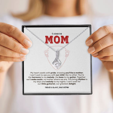 Rockstar Mom-to-be | Alluring Beauty Necklace | Gift from Guitarist Dad