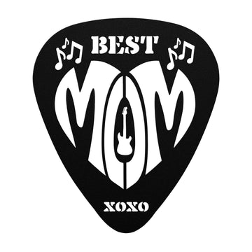 Best Guitarist Mom Pick | Metal Wall Art Pick Shape