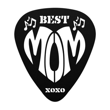 Best Mom Guitar Pick | Metal Wall Art