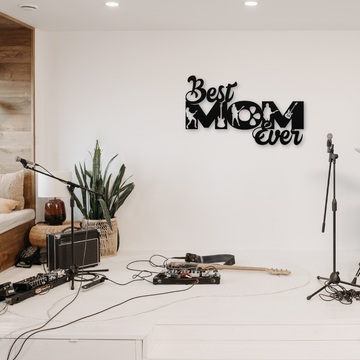 Best Mom Ever Guitarist | Metal Wall Art