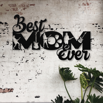 Best Mom Ever Guitarist | Metal Wall Art