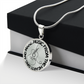 Sing & Make Music From The Heart | Guitar | Necklace Circle Pendant