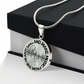 Sing & Make Music From The Heart | Mic | Sound Wave | Necklace Circle Pendant