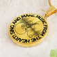 Sing & Make Music From The Heart | Guitar | Sound Wave | Necklace Circle Pendant