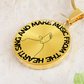 Sing & Make Music From The Heart | Music Notes | Necklace Circle Pendant