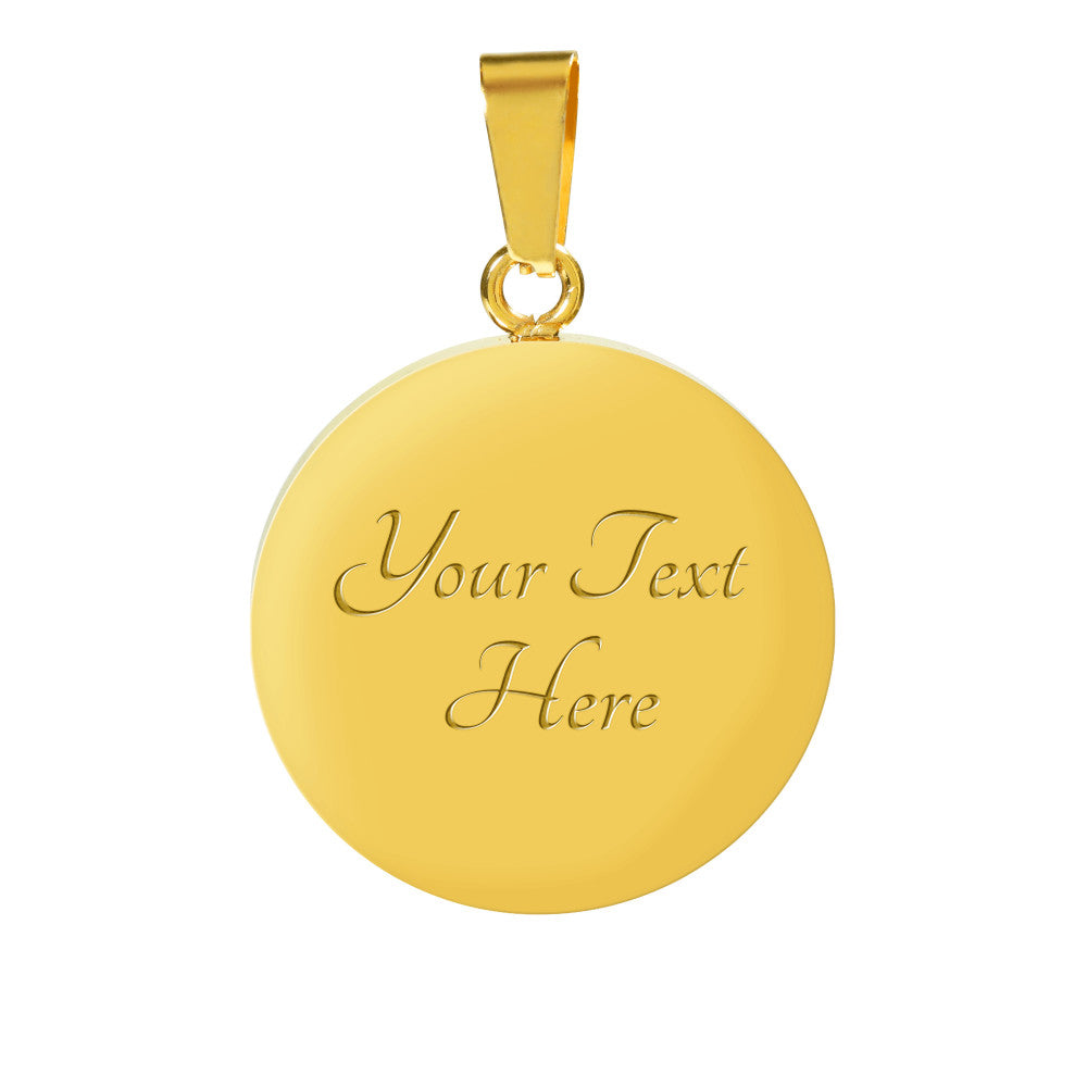 Made to Worship Gold Sheet Music | Bangle Circle Pendant | Drums | Gift for Drummer