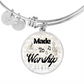 Made to Worship Gold Sheet Music | Bangle Circle Pendant | Guitar | Gift for Guitarist