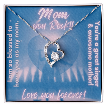 Love You Forever | Mom | Singer | Necklace