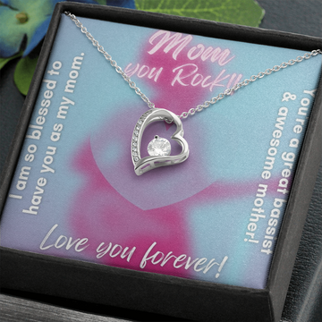 Love You Forever | Mom | Bass Player | Necklace - Givtz Back