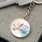 Guitar Colorful | Circle Pendant Keychain | Gift for Guitarist