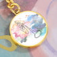 Trumpet Colorful | Circle Pendant Keychain | Gift for Trumpetist